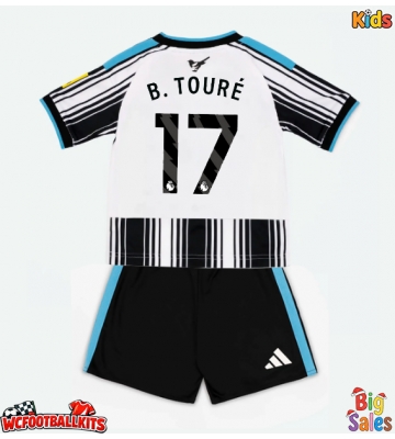 Newcastle United Bazoumana Toure #17 Replica Home Stadium Kit for Kids 2026-27 Short Sleeve (+ pants)